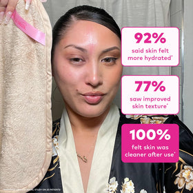 Water-only removal of waterproof mascara demonstrated