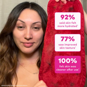 MakeUp Eraser PRO full-size measurement image shows cloth dimensions 15.5 x 7.25 inches