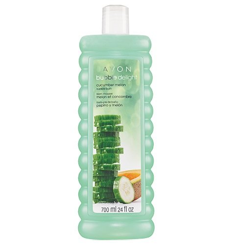 MAKJUNS Bubble Delight Cucumber Melon bottle pour for a calming, refreshing bath