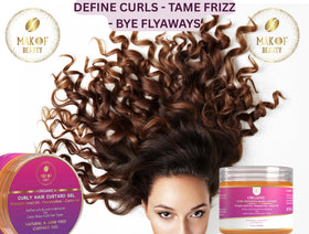 MAKOF BEAUTY creamy custard applied on hand for even distribution.