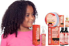 MAKOF Beauty Kid's Hair Growth Set Hair Food Mask container delivers deep conditioning for dry hair.
