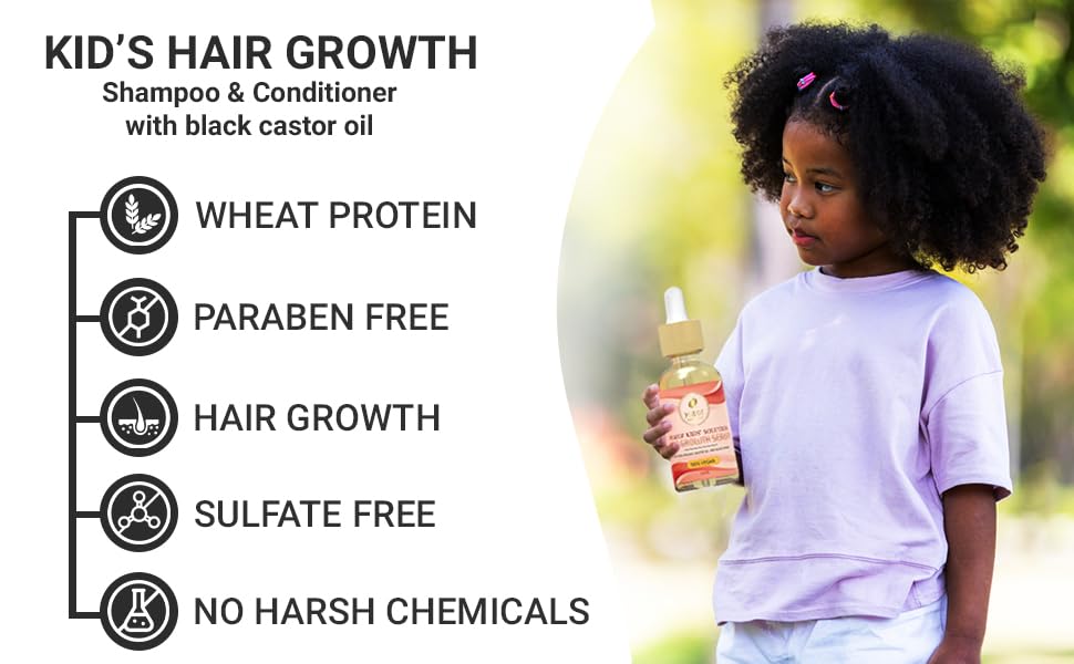Makof Beauty Kids bath time scene with hydrated, smooth curls.