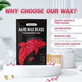 Makupala wax pellets melt quickly for easy, precise application.