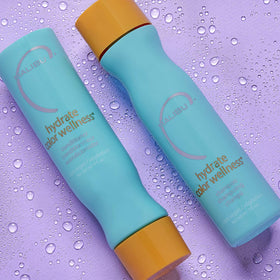 Malibu C Hydrate Color Wellness Shampoo pump enables easy, mess-free use.
