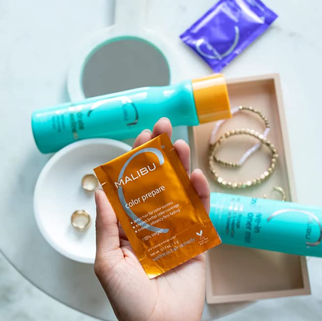 Malibu C Hydrate Color Wellness Shampoo eco-friendly cruelty-free badge signals responsible beauty choices.