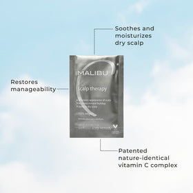 Malibu C Scalp Therapy massaged into scalp for improved manageability