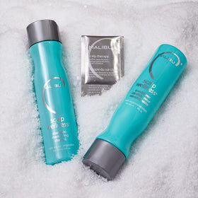 Malibu C Scalp Wellness Conditioner cream texture ready to hydrate dry scalp