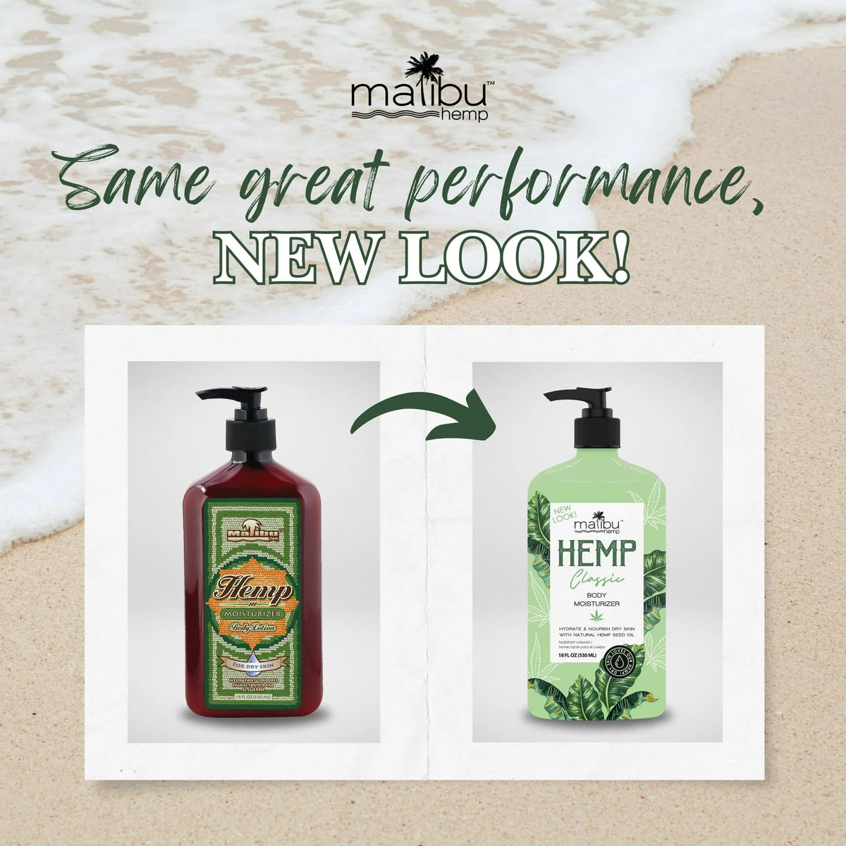 Tea tree ingredient close-up in Malibu Hemp Classic for refreshing hydration.