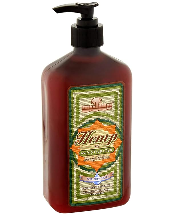 Malibu Hemp lotion being massaged to illustrate quick absorption