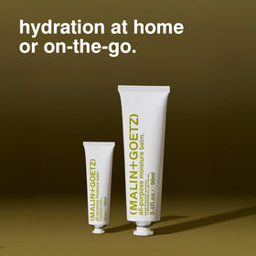 Travel-size aluminum tube from MALIN+GOETZ for convenient routine.