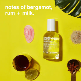 MALIN+GOETZ Dark Rum top notes of bergamot and plum invite a bright opening
