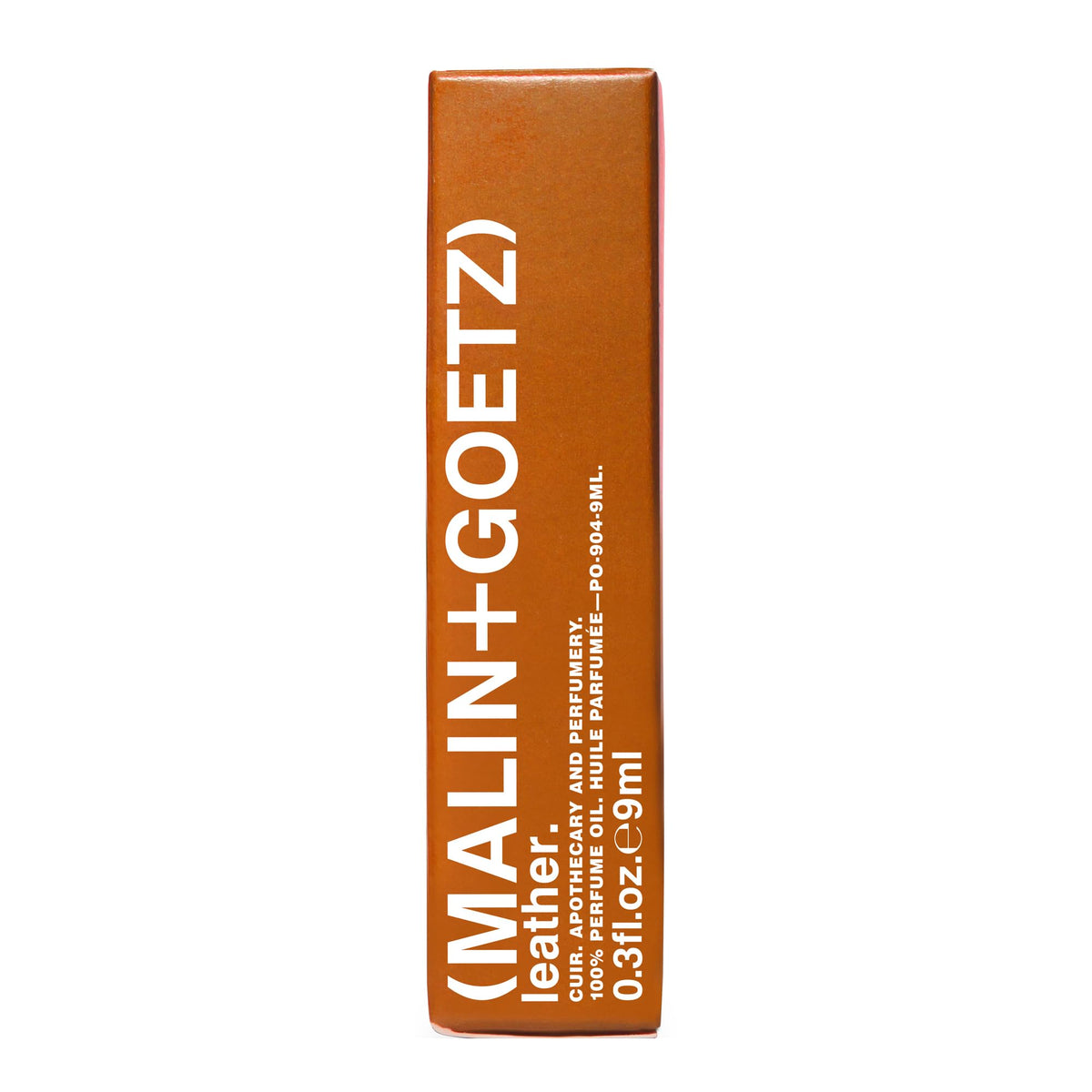 MALIN+GOETZ Leather Perfume Oil in compact travel packaging
