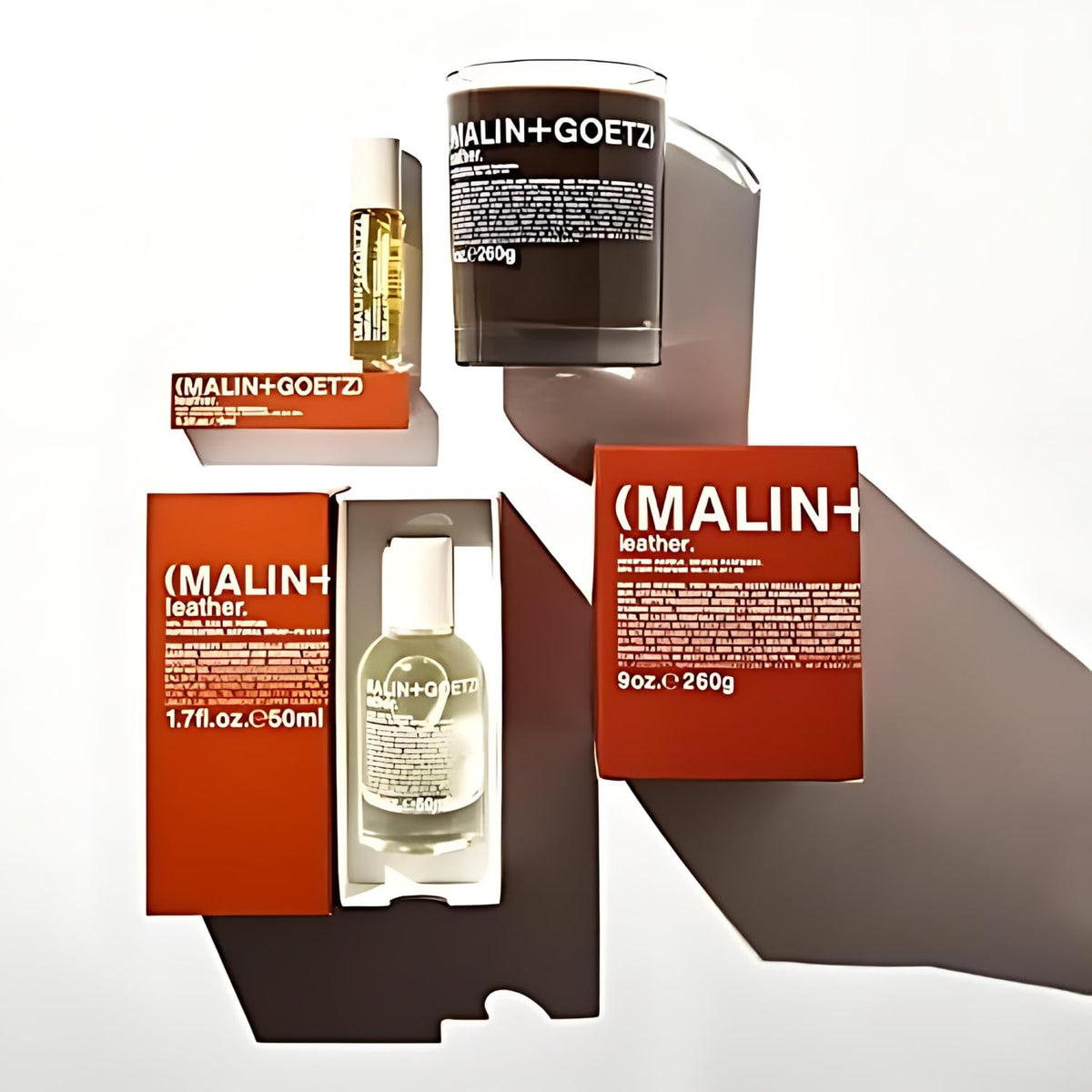 MALIN+GOETZ Leather Perfume Oil highlighting cedarwood and sandalwood notes