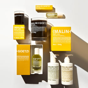Dark rum scent ambiance with MALIN+GOETZ Rum Body Lotion.