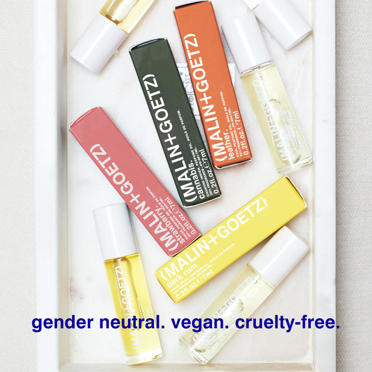 MALIN+GOETZ Strawberry Perfume Oil vegan cruelty-free formula supports ethical fragrance use