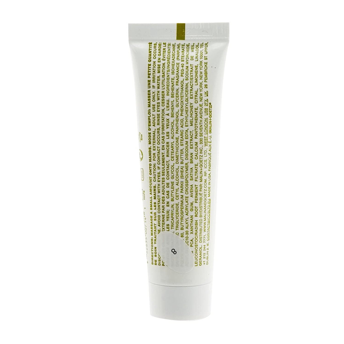 Malin+Goetz Vitamin B5 Hand Treatment bergamot scent tube with soft skin benefit