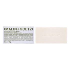 MALIN+GOETZ Vitamin B5 Hydrating Bar Rum top view shows dense lather for gentle cleansing