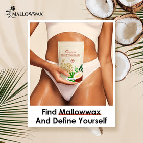Mallowwax 1lb refill beads offer cost-effective home waxing supplies