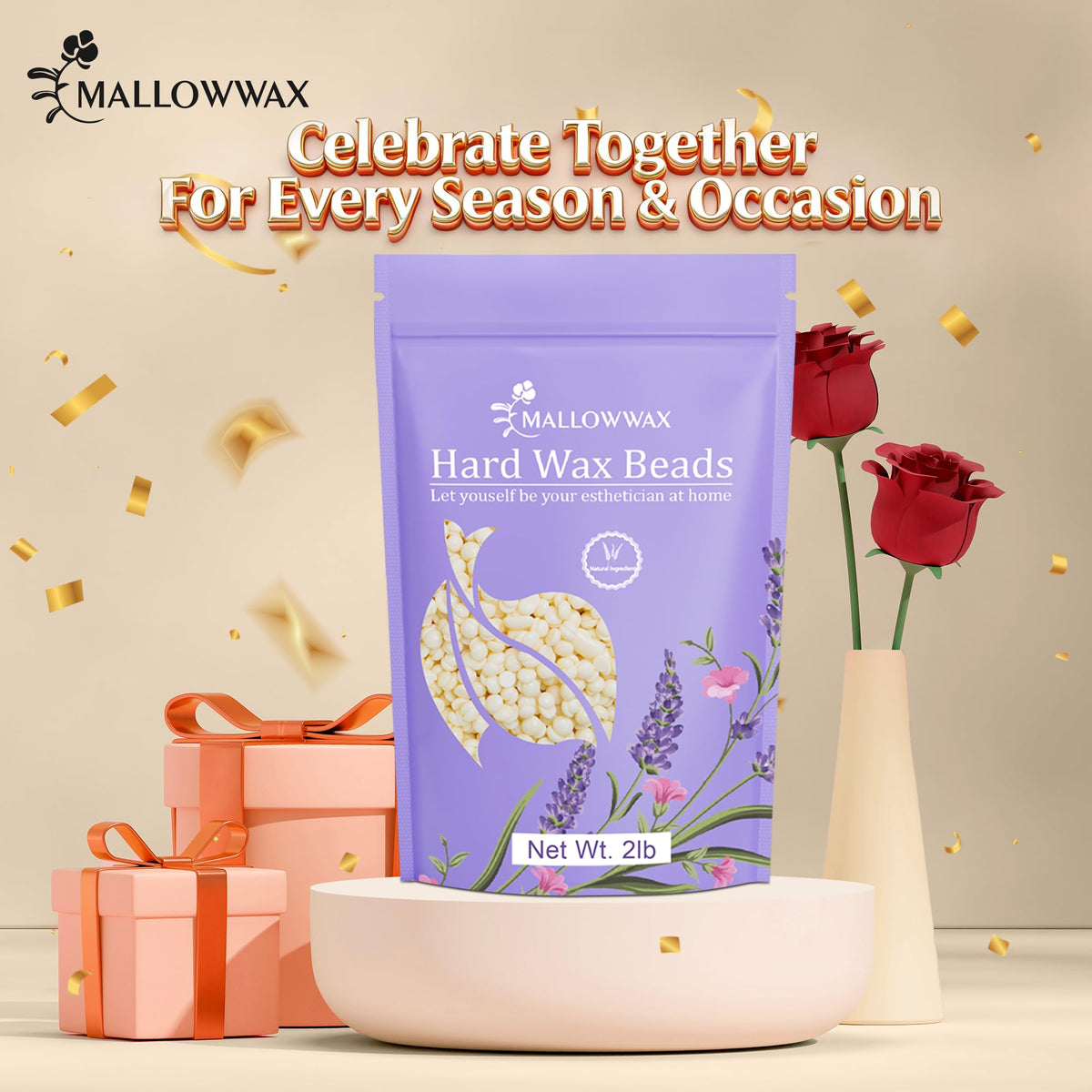 Mallowwax fast melt works with any wax warmer.