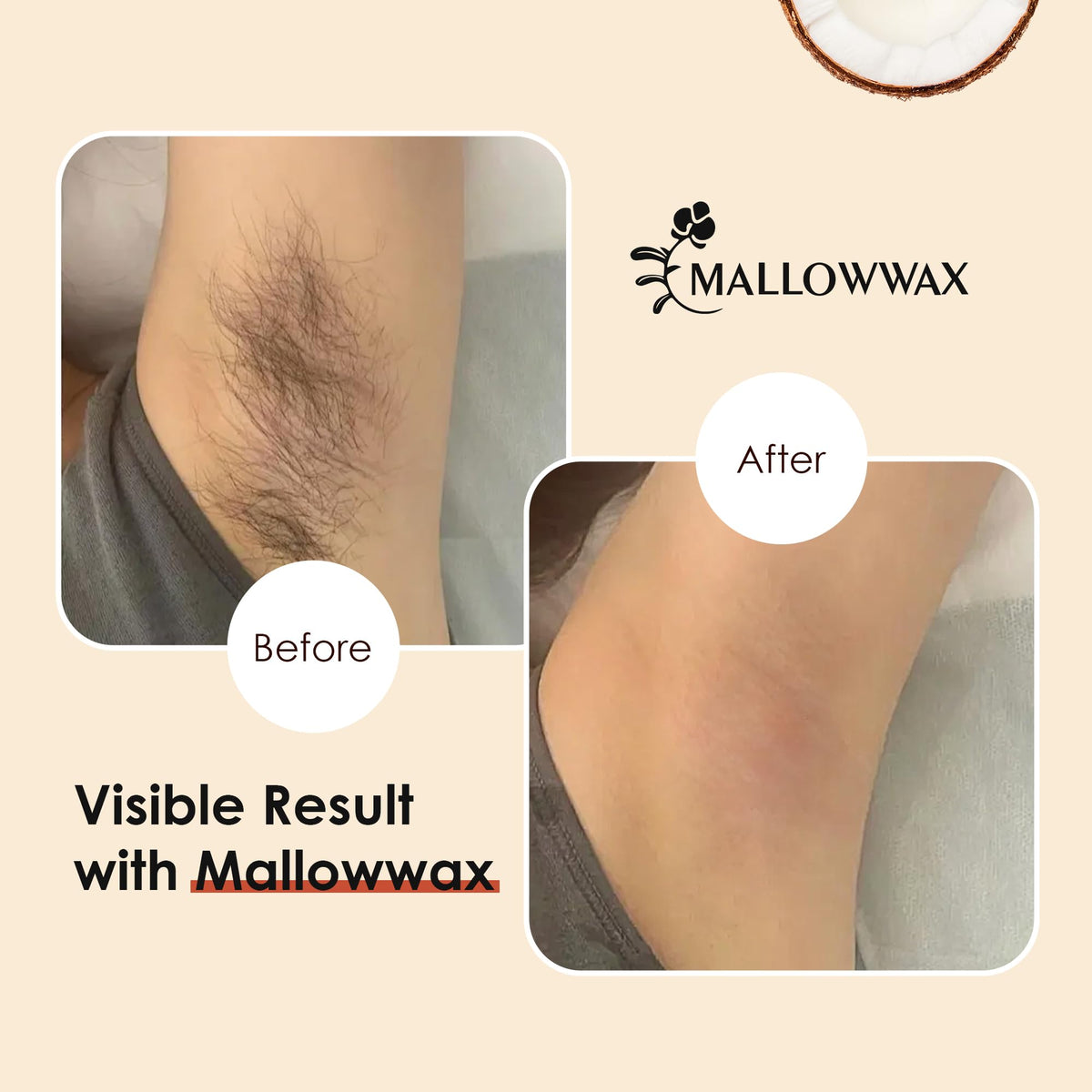 Mallowwax home waxing kit provides convenient salon-grade results at home