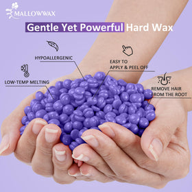Mallowwax underarm waxing for smooth results.