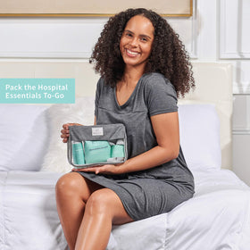 Comfy garments from Mama & Wish postpartum kit designed for easy rest