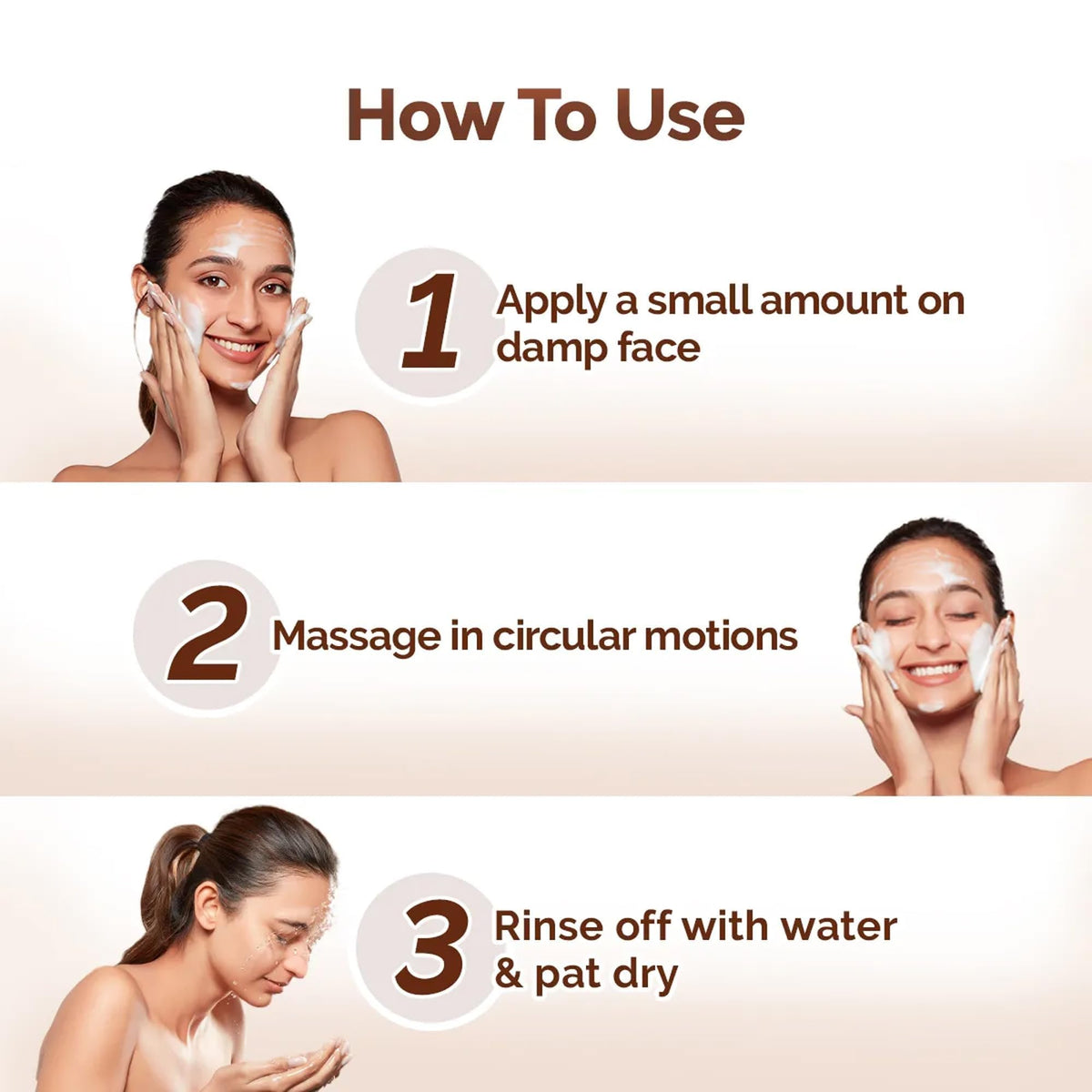 Compact 100 ml tube of MAMAEARTH face wash for travel and daily use.