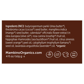 Mambino Organics Oh Baby with shea and mango butter for deep hydration