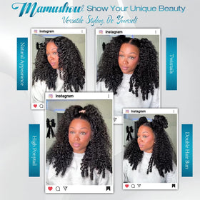 Mamushow Burmese curly wig style ideas for versatile looks.