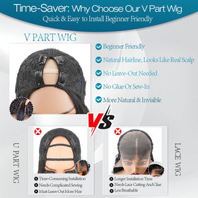 Mamushow includes wig cap and 5D eyelashes for styling options.
