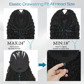 Mamushow natural black color blends with many tones.