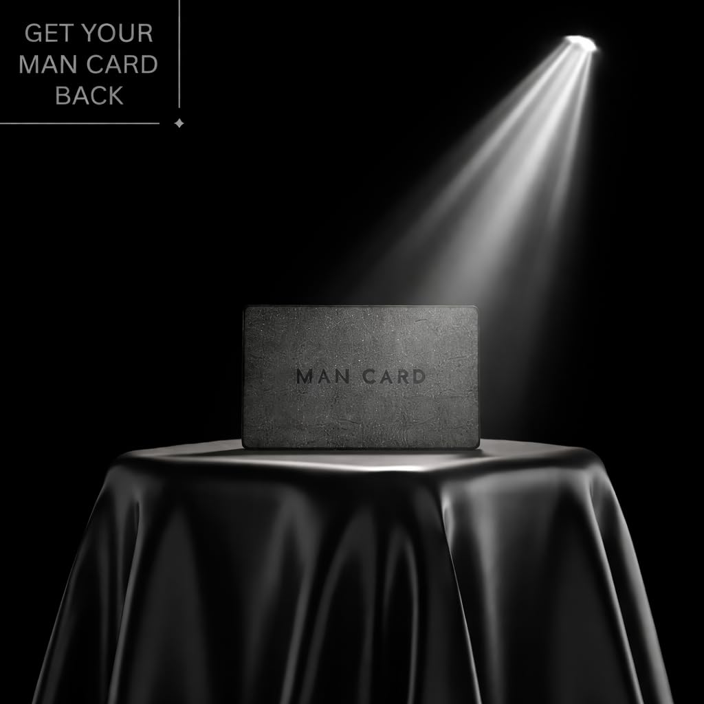 Man Essentials packaging shows complete kit components.