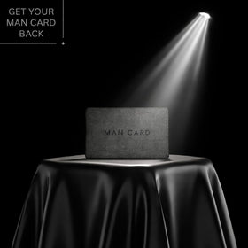 Man Essentials packaging shows complete kit components.