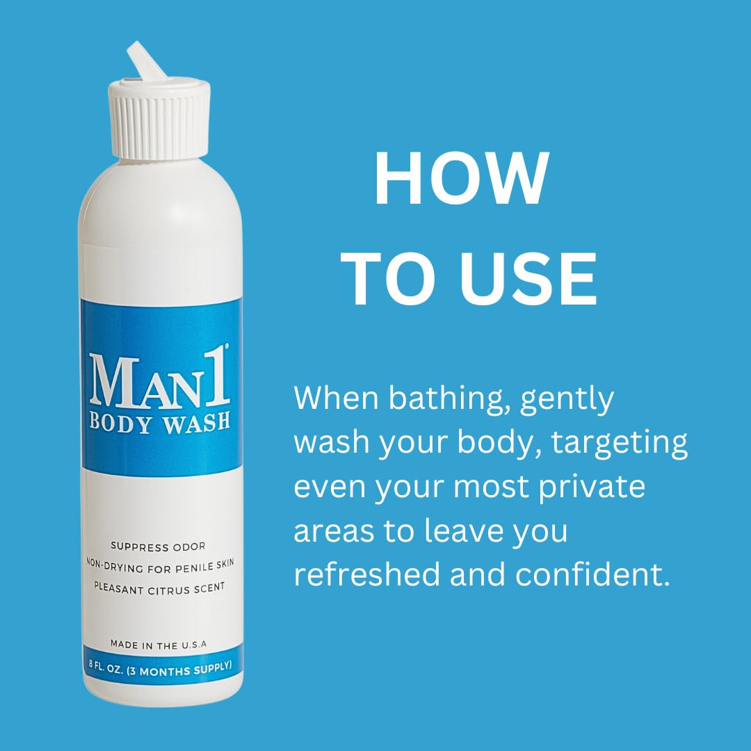 Made in the USA label emphasizes quality and safety in Man1 products.