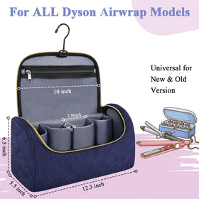 Mancro airwrap attachments organizer reveals pockets for long barrels and clips.