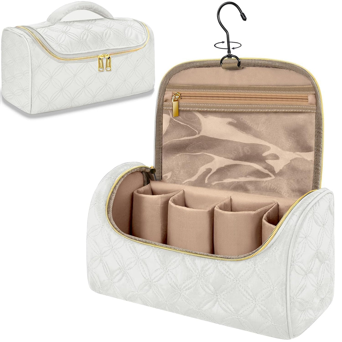 Mancro Airwrap travel case closed protects Dyson Airwrap models during travel.