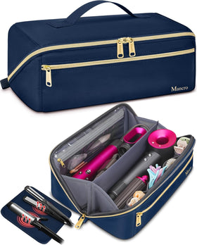 Mancro travel bag exterior shows wide opening for easy tool access.