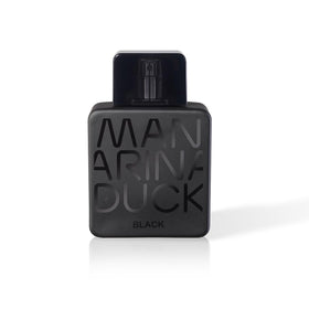 Mandarina Duck Black box display presents premium packaging and gift-worthy presentation