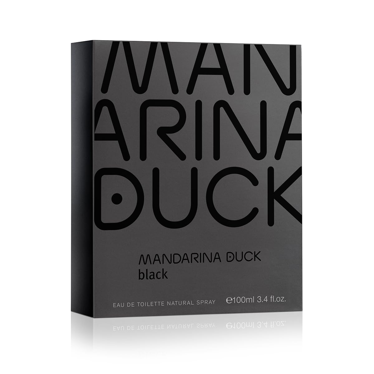 Mandarina Duck Black spray action enables easy, even application