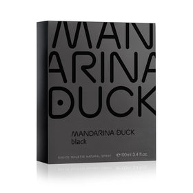 Mandarina Duck Black spray action enables easy, even application
