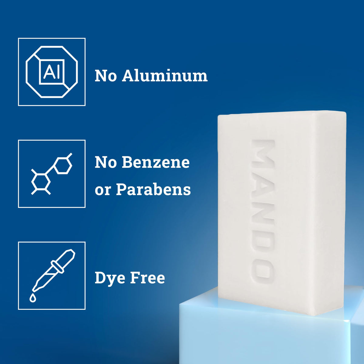 Mando 4-in-1 bar lather demonstration for cleansing