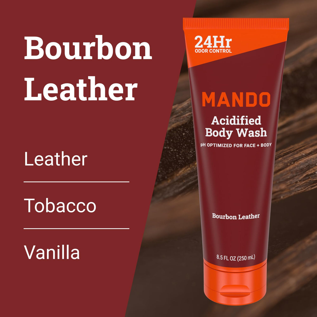 Mando Acidified Body Wash Mt Fuji bottle showcasing crisp, refreshing fragrance.