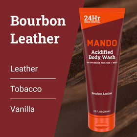 Mando Acidified Body Wash Mt Fuji bottle showcasing crisp, refreshing fragrance.