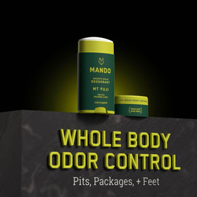 Mando aluminum-free and baking soda-free formula for sensitive skin