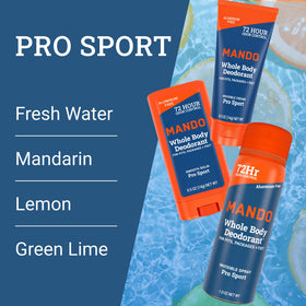 Mando aluminum-free formula supports skin-safe protection.