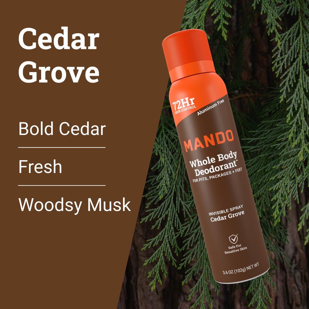 Mando dermatologist-tested label reassures sensitive skin compatibility.