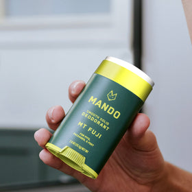 Mando 2.6 oz stick designed for all-day odor control