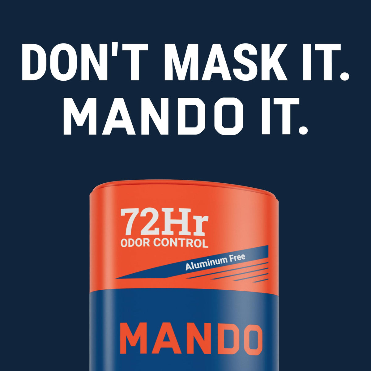 View of the complete Mando starter kit for full-body freshness
