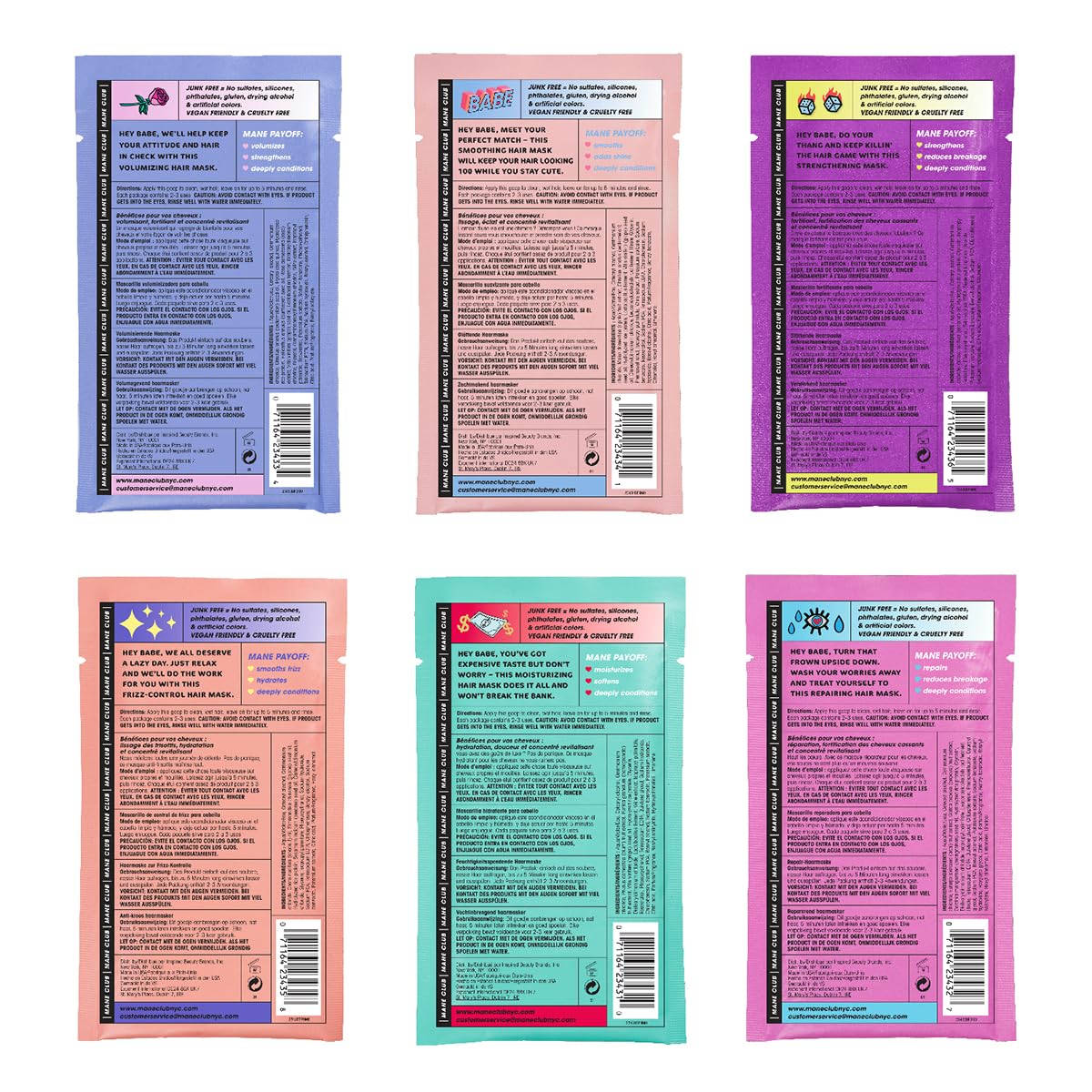 Vegan ingredients list hints at plant-based nourishment for hair types