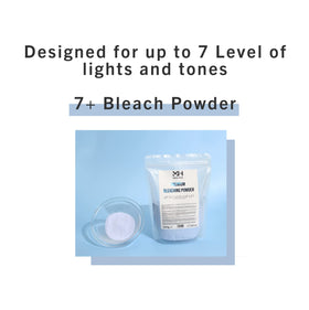 MANE HEAD bleach powder dust-free application enables clean at-home lightening.